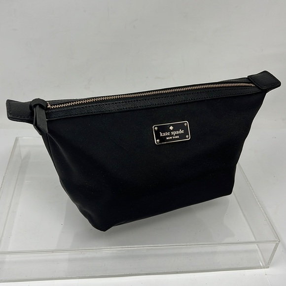 Kate Spade Large Black Wilson Road Jodi Cosmetic Bag - Picture 1 of 8